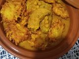 طاجين حمص بالبطاطا