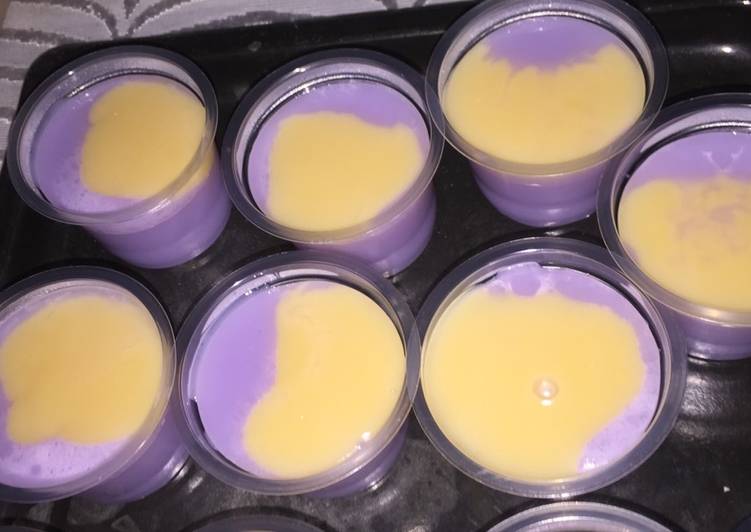 Puding Blackcurrant Fla Karamel