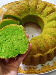Foto resep Bolu tape pandan keju