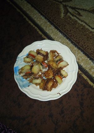 A picture of Dankali da hanta da kwai.