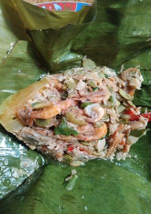 Foto resep Botok udang petai cina/ mlanding