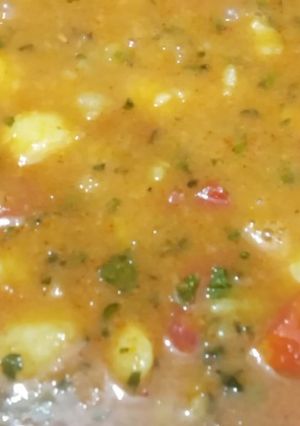 A picture of Tamatar Aloo ki sabji OR SUBJI E BAHAR.