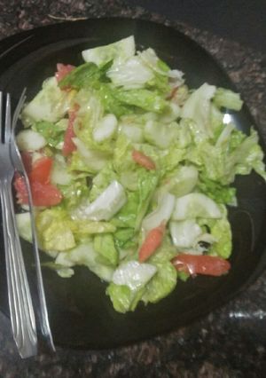 صورة لوصفة سلاطة خفيفا👌👌👍😋😋