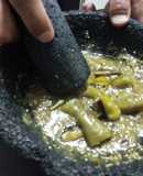 Salsa verde ranchera bien brava con pulque o tequila