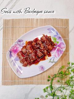 Foto resep Sosis with Barbeque Sauce