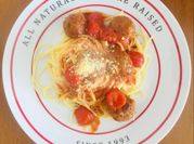 Una foto de spaghetti integral