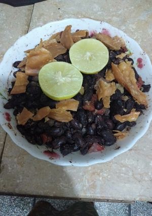 A picture of Lobia Chaat.