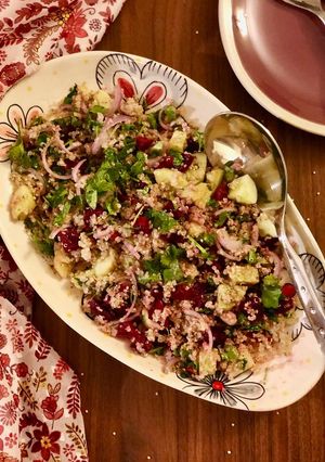 A picture of Quinoa and Beetroot Salad.