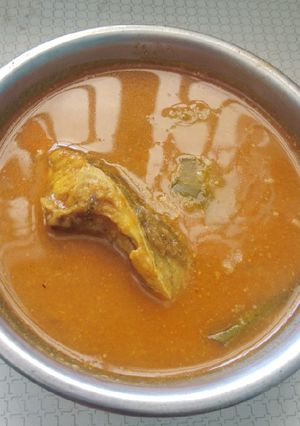 A picture of Coconut fish curry.