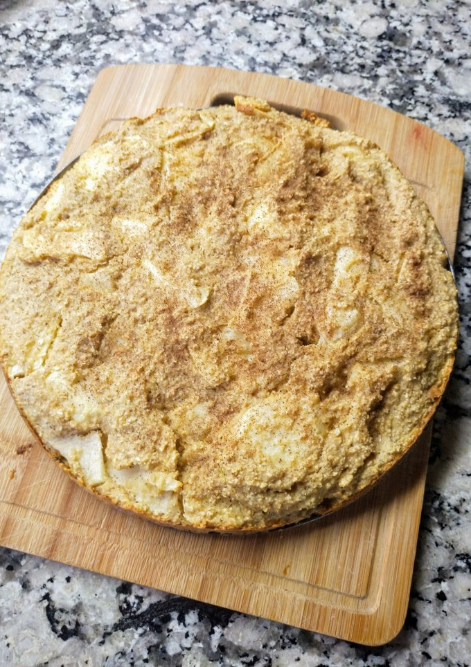 Una foto de Torta de manzana saludable