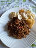 Nasgorkam (nasi goreng kambing) ala Bonsir (Kebon sirih)