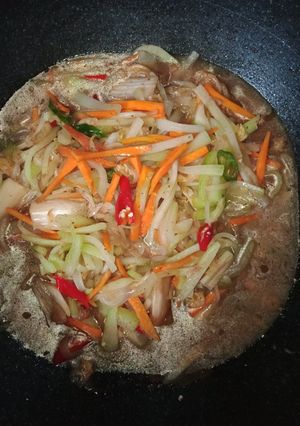 Foto resep Tumis Labu Siam dengan Acar Kimchi