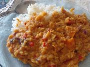 Una foto de arroz al curry