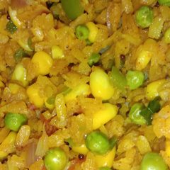 Vegetable Poha A picture of Vegetable Poha.