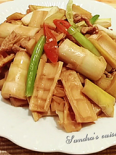 桂竹筍炒肉絲 的食譜成品照片