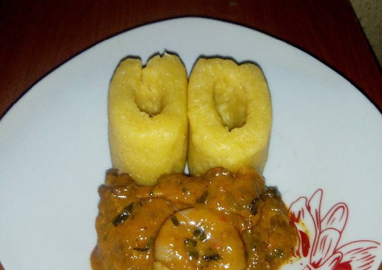 awesome Ogbonor soup with Eba Recipe | Quick Way to make Ogbonor soup with Eba how to make