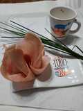 Flor de lomito ahumado o grandes de mortadela