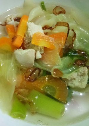 Foto resep Sayur Sop Ayam Sederhana