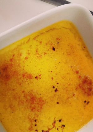 Une photo de Crème brûlée au chèvre