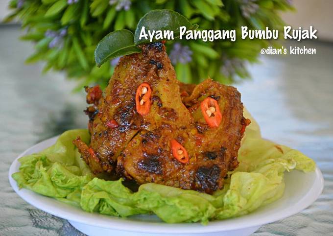 Cara Gampang Menyiapkan Ayam Panggang Bumbu Rujak Anti Gagal