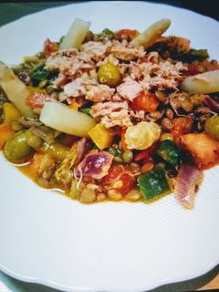 Una foto de Ensalada de lentejas