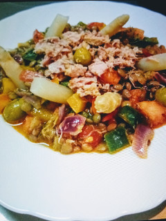Una foto de Ensalada de lentejas