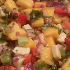 A picture of Strawberry-Mango Salsa.