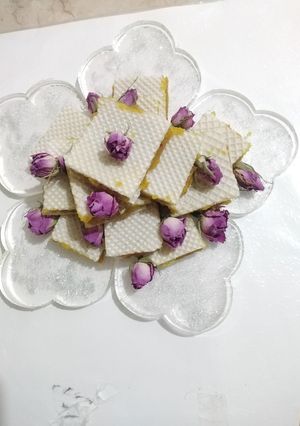 عکسی از دستور حلوای تخم مرغی