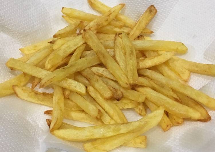Cara Gampang Menyiapkan Homemade french fries ala2 McD, Lezat Sekali