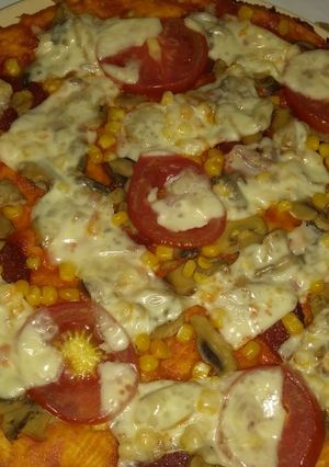 Pizza tészta recept fotója