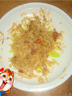 A picture of Fried cabbage.
