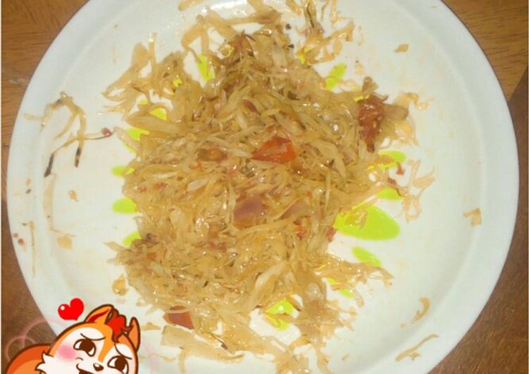 Recipe of Quick Fried cabbage