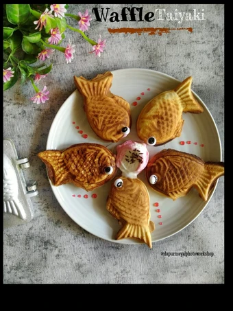 Cara Mudah Membikin Resep  Waffle Taiyaki yang Menggugah Selera, Bikin Ketagihan