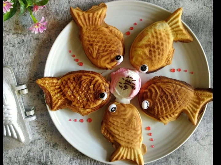 Cara Mudah Membikin Resep  Waffle Taiyaki yang Menggugah Selera, Bikin Ketagihan