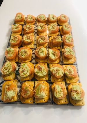 Une photo de Petits roulés saumon/avocat/boursin 🥑🐟
