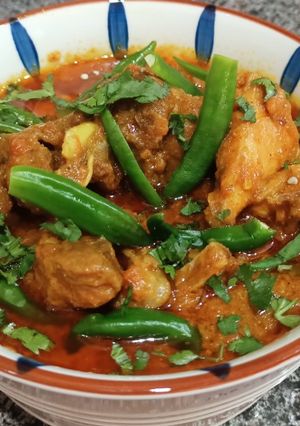 A picture of Chili Desi chicken.