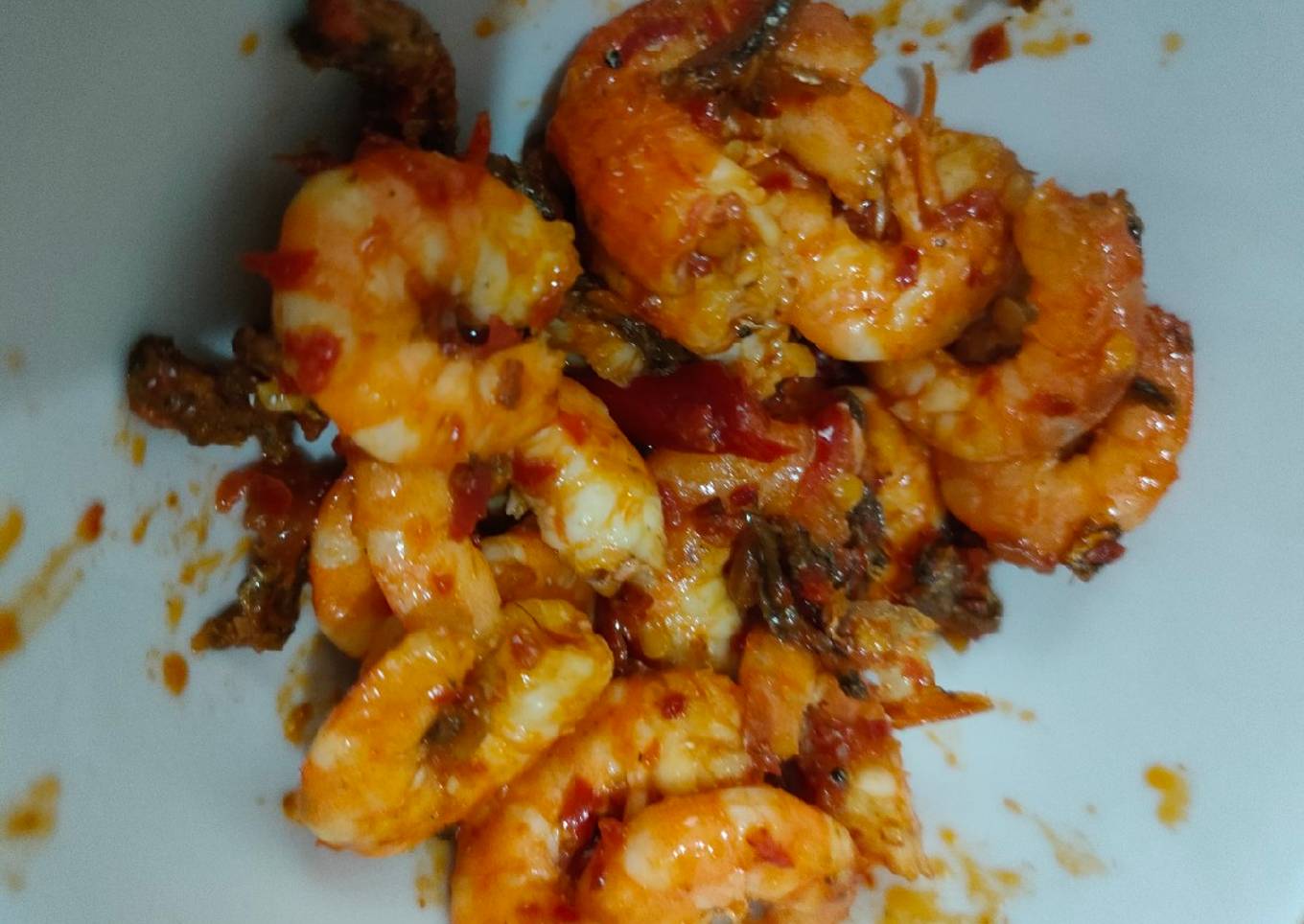 Sambal Udang teri pedas