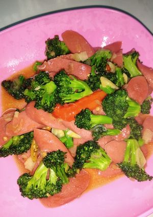 Foto resep Ca Sosis Brokoli