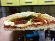 Una foto de ciabatta sin levadura