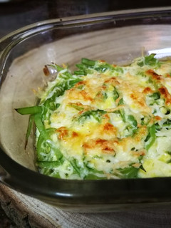Una foto de Judías planas gratinadas al horno