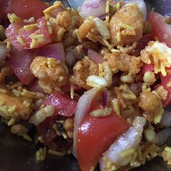 Bhel puri A picture of Bhel puri.