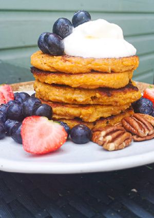 A picture of Sweet potato breakfast cake.