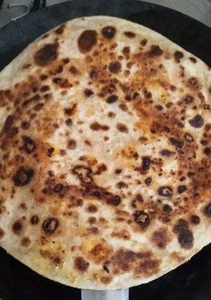 A picture of Sattu parantha(diabetic special).