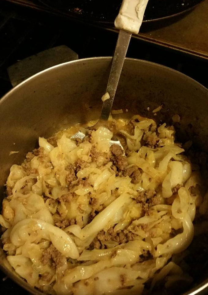A picture of Sausage and Cabbage Saute.