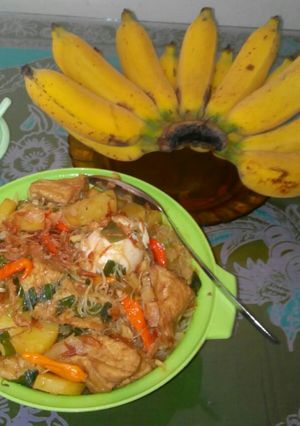 Foto resep Semur tahu telur asin kentang plus soun