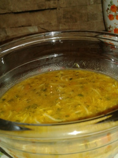 عکسی از دستور سوپ رژیمی