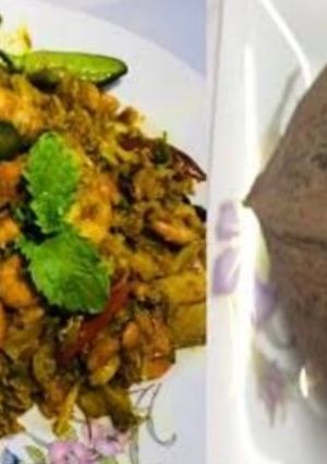 নারিকেলের পেটে চিংড়ি রেসিপির প্রধান ছবি