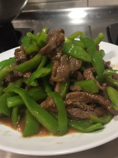 青椒牛肉炒 的食譜成品照片
