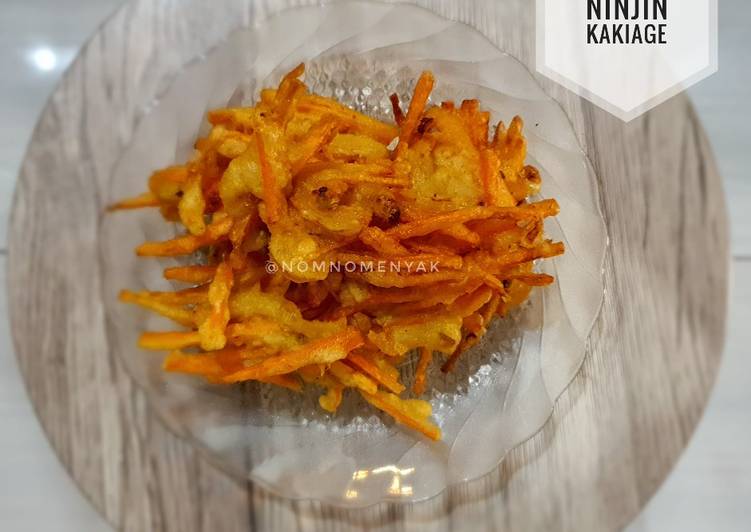 Resep Ninjin kakiage / bakwan wortel | Bahan Membuat Ninjin kakiage / bakwan wortel Yang Mudah Dan Praktis