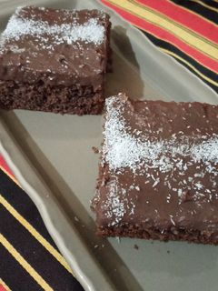 صورة لوصفة كيكة الشوكولاته 🍫 بكريمة الشوكولاته